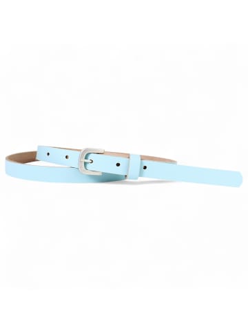 FRONHOFER schmaler Damengürtel in Aqua