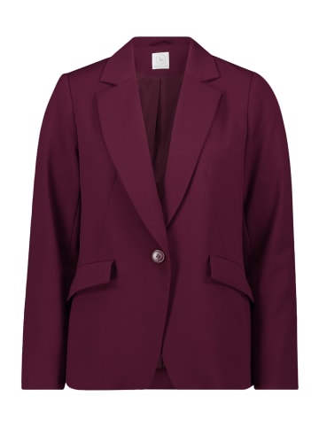 BETTY & CO Kurzblazer mit Taschen in Dark Aubergine