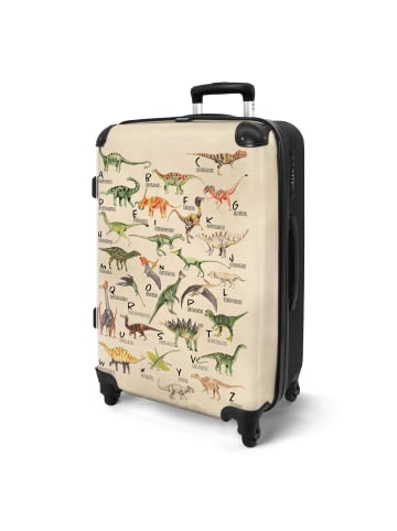 NoBoringSuitCases Suitcase, Koffer, Reisekoffer Dino Alphabet