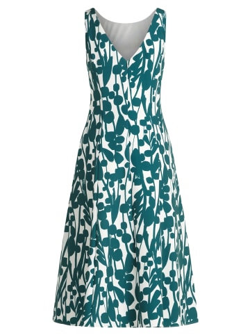 Vera Mont Cocktailkleid mit Print in Cream/Dark Green