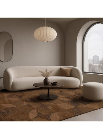 lola & moi Teppich Amber in braun