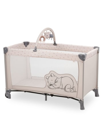 Hauck Reisebett Dream`n Play Go - mit Rollen und Spielbogen in beige,motiv