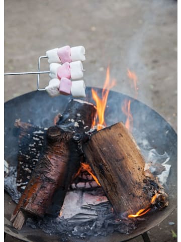 Esschert Design Lagerfeuer-Grillspieß in Silber | Braun