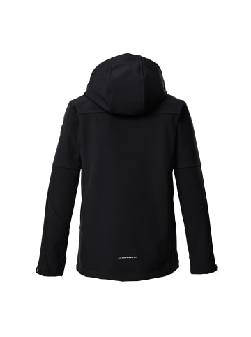 Killtec Übergangsjacke mit Kapuze in Schwarz