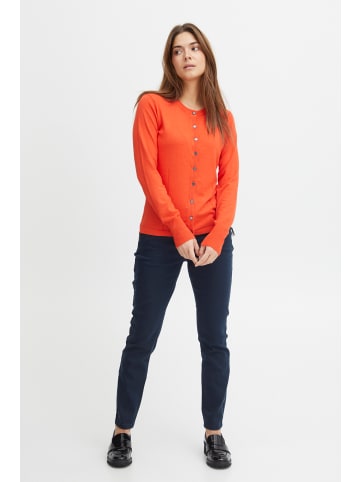 Pulz Strickjacke PZSARA Regular fit in Cherry Tomato Melange
