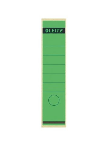 Leitz Ordnerrückenschilder 61x285mm selbstklebend grün Packung mit 10 Stück