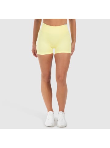 SMILODOX Shorts Kalea Seamless Scrunch in Gelb