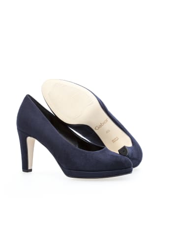 Gabor Fashion Plateau Pumps in Blau