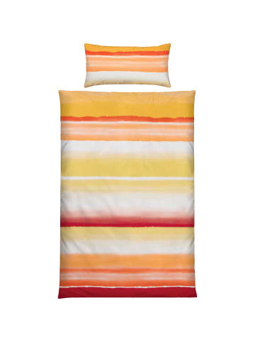 REDBEST Microfaser Bettwäsche in orange-gelb