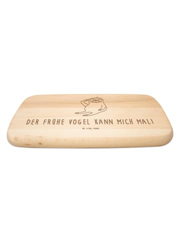 Mr. & Mrs. Panda Jausenbrett Faultier Vogel mit Spruch in Transparent