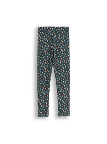 Coccodrillo Gerippte Leggings mit langem Hosenbein in grün