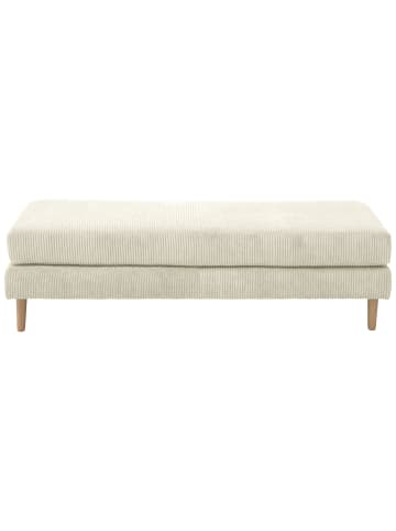 58 aufm Kessel POLSTERHOCKER Kaylynn Cordstoff creme