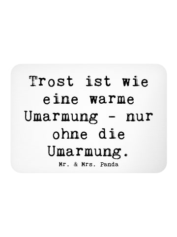 Mr. & Mrs. Panda Magnet Spruch Trost Umarmung mit Spruch in Weiß