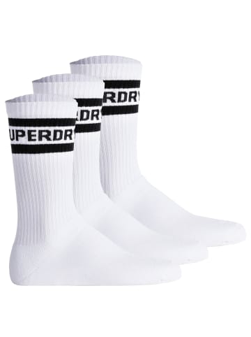 Superdry Socken 3er Pack in Weiß