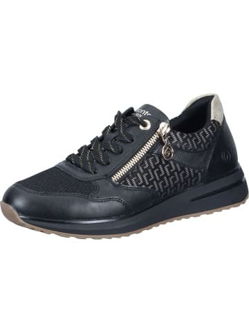 remonte Schnürschuhe in schwarz/schwarz/schwarz