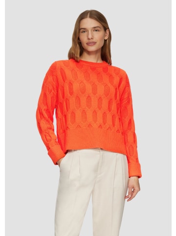 s.Oliver Strickpullover langarm in Orange