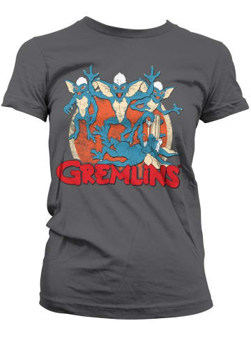 Gremlins Shirt "Group Girly Tee" in Grau