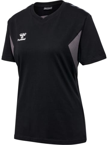 Hummel Sportshirt "Hmlauthentic Co T-Shirt S/S Woman" in Schwarz