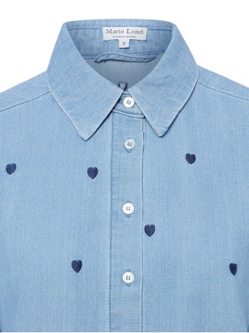 Marie Lund Bluse in hellblau