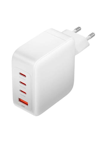 Vention Wandladegerät 140W/140W/30W/18W,3x USB-C, 1x USB-A in Weiß