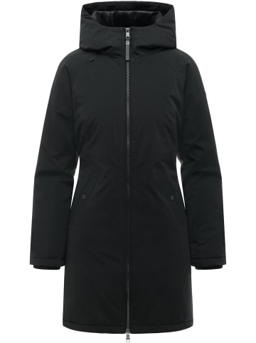 ragwear Wintermantel Nasima Y in Black