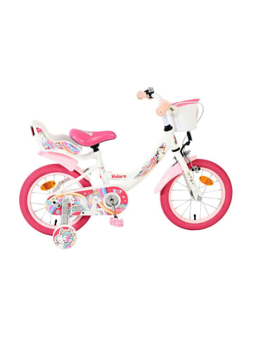 Volare Kinderfahrrad  Unicorn 14  Zoll in weiß