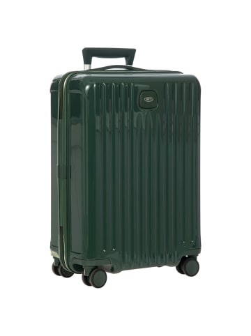 BRIC`s Positano - 4-Rollen Kabinentrolley 55 cm USB (emerald green) in emerald green