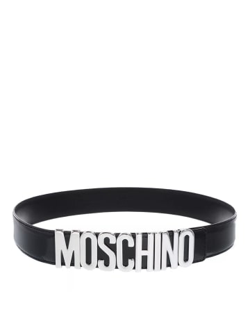 Moschino Belt Fantasy Print Black in black