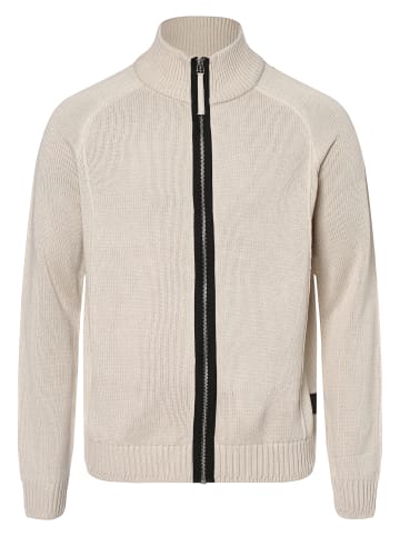 Jack & Jones Strickjacke JCOSpace in beige schwarz