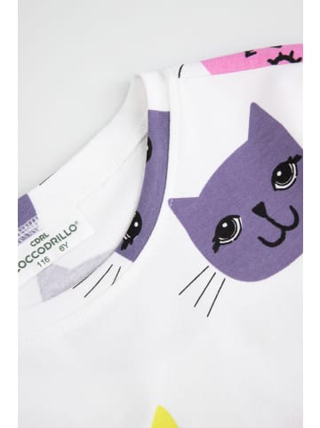 Coccodrillo T-shirt mit kurzen Ärmeln in weiß