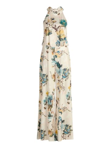 Vera Mont Jumpsuit mit Blumenprint in Cream/Mint