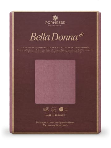 Formesse Spannbettlaken Bella Donna Jersey in Vintage Rose