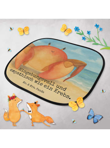 Mr. & Mrs. Panda Autosonnenschutz Sternzeichen Krebs Design mit ... in Weiß