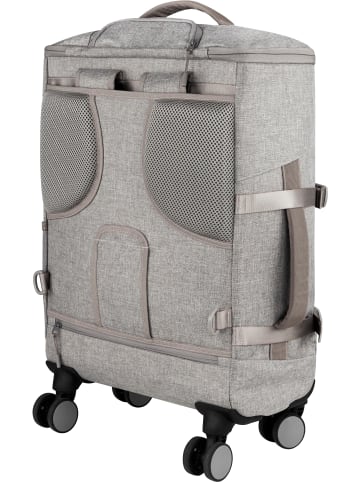 normani Reisetrolley mit Rucksackfunktion Namie in Beige