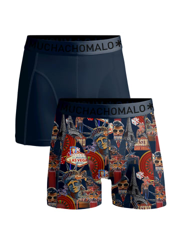 Muchachomalo 2er-Set: Boxershorts in Multicolor/Blue