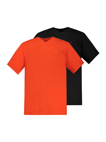 JP1880 Kurzarm T-Shirt in orangerot