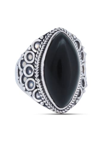 mantraroma 925er Silber - Ringe mit Onyx