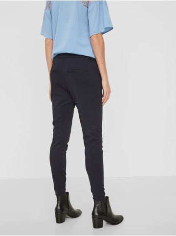 Vero Moda Lockere Stoffhose Stretch Pants mit Kordelzug VMEVA in Blau-2