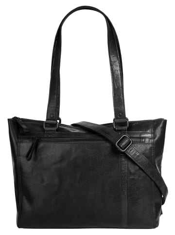 SPIKES & SPARROW Shopper in schwarz