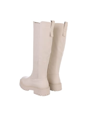 Ital-Design Stiefel in Beige