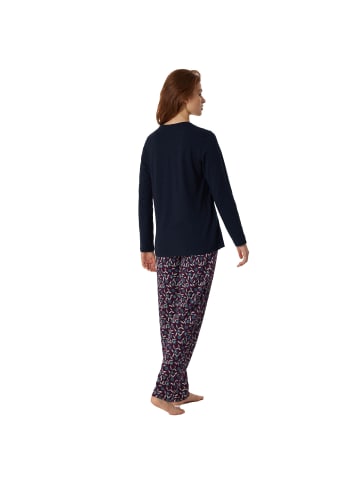 Schiesser Pyjama in Blau