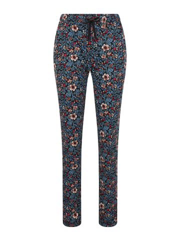 s.Oliver s.Oliver Bodywear Schlafhose in blau-geblümt-weinrot