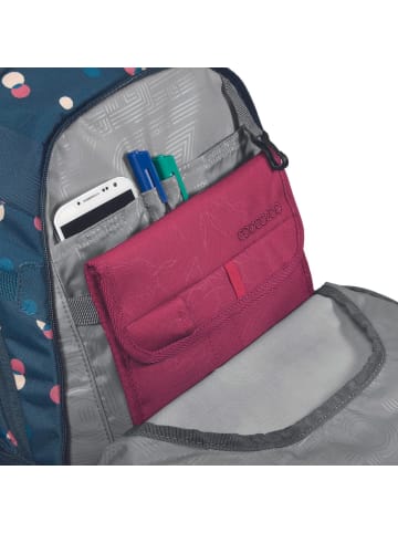 Coocazoo Schulrucksack-Set MATE Bubble Dreams 3-teilig in blau
