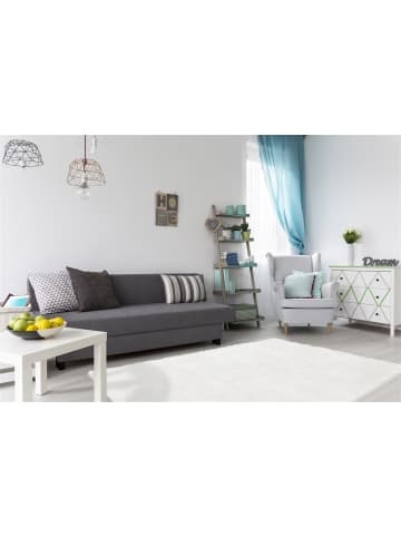 Kayoom Hochflor Teppich Bali 110 in elfenbein - rechteckig