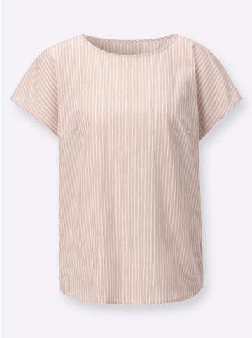 WITT WEIDEN Gestreifte Bluse in beige-weiß-gestreift
