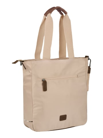Camel Active AURUM Reißverschlusstasche mit abnehmbarem Schulterriemen in Beige