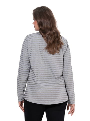 LAURASØN Langarmshirt in grau melange