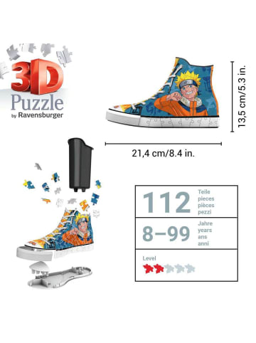 Ravensburger Ravensburger Puzzle 108 Teile Konstruktionsspiel Sneaker Naruto in bunt