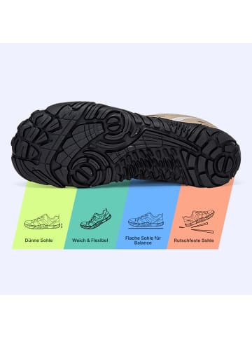 DOTALES Stride Barfußschuhe in  Beige 45