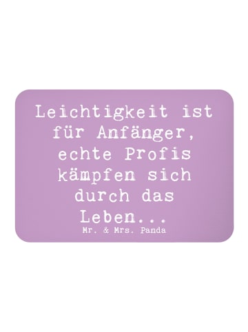 Mr. & Mrs. Panda Kühlschrankmagnet Spruch Leichtigkeit für Profi... in Lavendeltraum